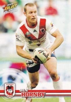 2009 Select NRL Champions #138 Ben Hornby Front